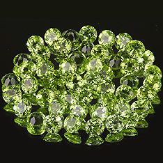 2mm Lot 50pc Round Natural Green Peridot cpr1