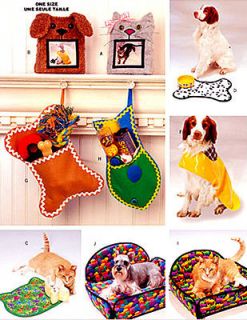 6797 Craft/Pet dog/cat frame, hat, bed, coat UC FF Pattern szOSZ