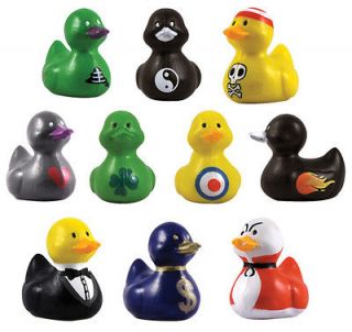 20 pieces Mini Tiny Rubber Ducky Duck Duckies Pencil Topper 1