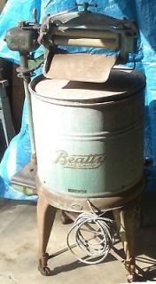 BH379 Vtg Beatty Bros Wringer Washer Washing Machine Model E Fergus ON