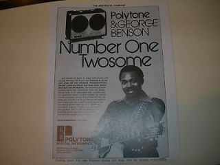 POLYTONE & GEORGE BENSON Number One Twosome Collection 104 LEAD AMP