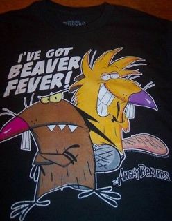 THE ANGRY BEAVERS Nickelodeon BEAVER FEVER T Shirt SMALL NEW