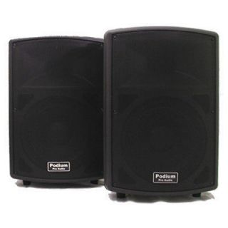 New Pair Pro Audio PA DJ 1200W Powered Speakers PP1202A