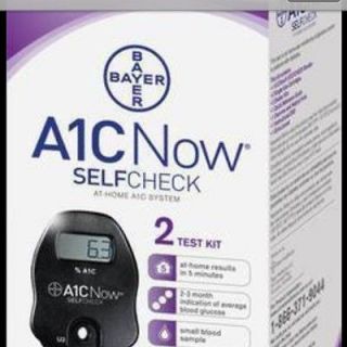 Bayer A1C Now Self Check Glucose Monitor Glucometer Retail Value 45.99