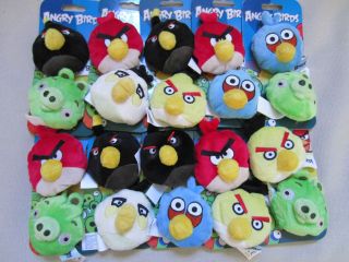 Angry Birds Plush Bean Bag Toss Beanies Various, Choose your Pair