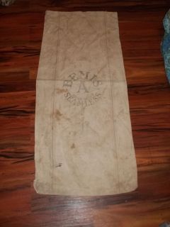 Vintage Bemis A Seamless Extra Heavy Cloth Sack