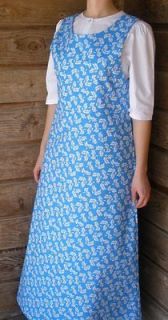 Ladies modest jumper dress long full cotton floral Aline PLUS pick