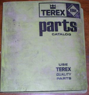 Terex S24B 023 024 Scraper Parts Manual SN 66715 71020