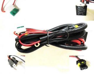 Car HID Xenon Conversion Harness Fuse Relay Wire Plug Cord Wiring