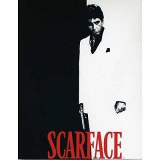 Scarface (Tony Montana) Black White Plush Mink Blanket Throw Queen