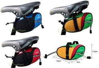 Mini Bike Cycling Bicycle Saddle Seat Rear Tail Bag Pack Pouch Velcro