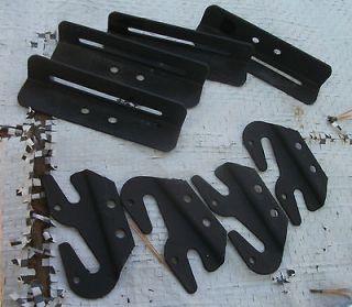 Set Of 4 Bed Rail Brackets To Drill & Bolt Attachments (create your