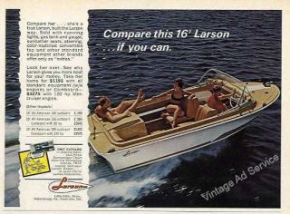 1967 Compare this 16 Larson Boat (If You Can) Petersburg VA Ad