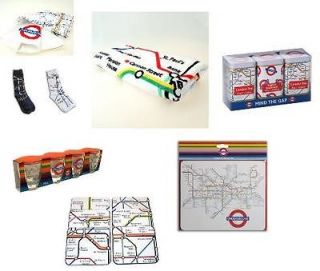 London Underground Souvenirs & Gifts   Tea Towel / Shot Glass / Mouse