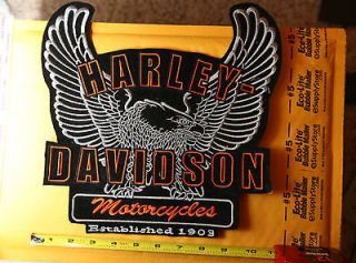 Harley Davidson big eagle patch Rare
