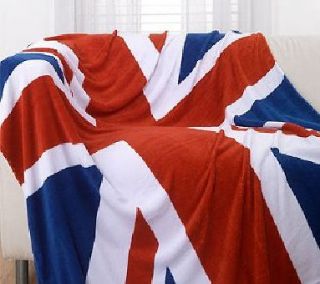 Union Jack Polar Fleece Blanket / Bed Throw 160cm x 150cm BNWT RRP£14