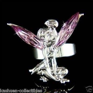 Swarovski Crystal ~~Purple Tinker Bell~ Fairy Angel Tinkerbell