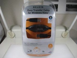 Belkin F5U258 8Ft USB Easy Transfer Cable For Windows Vista NEW