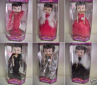 Betty Boop Dolls   From 1998   Set of 6 Different