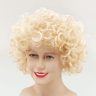 Curly Blonde Wig Cowgirl Dolly Parton Sandy Grease Ladies Fancy Dress