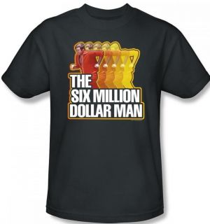 NEW Men Women Kid Youth SIZES Six Million Dollar Man Logo Run TV T