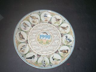 Birds Waders 1990 Cal. Plate Benton & Beverly Rosen Collection