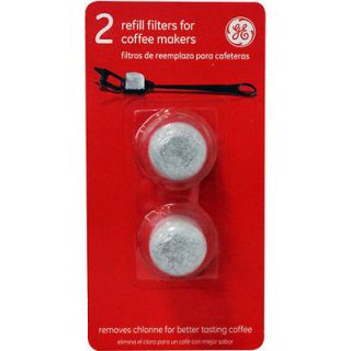 REFILL WATER FILTERS for GE 5 & 12 Cup Coffee Makers # 169218 NiB
