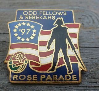 Odd Fellows & Rebekahs 97 Rose Parage Advertising Collectible Travel
