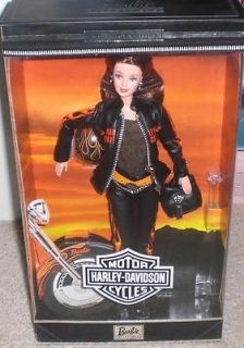 Davidson Motorcycles Collector Barbie Doll 5 Flames Redhead NRFB 2000