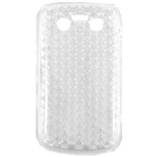 For Blackberry Bold 9790 Purple Gel soft Rubber cell case cover skin