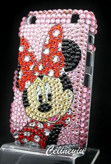 Bling Minnie Mickey Stitch Diamond Crystal Back Case for Blackberry