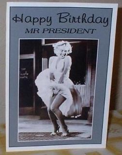 Marilyn Monroe Personalised Birthday / Greetings / Christmas / Get