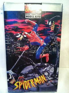 Marvel Comics Level 2 Model Kit * Spiderman & Venom * NIB Toy Biz OOP