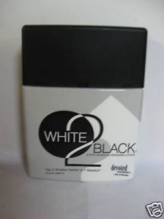 WHITE TO TOO TWO 2 BLACK BRONZER INDOOR TANNING BED LOTION DEVOTED