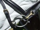 Ecotak Cob black bridle with white padding & bit clips