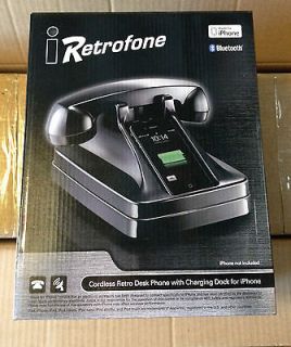 iRetroPhone Phone Dock for iPhone 3G 4 4S BlueTooth Cordless Charging