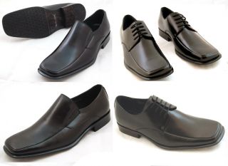 Dressy Buckle Strap Slip on Loafers Mens Dress Shoes Leather Free Shoe