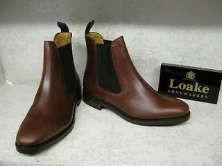 Loake Blenheim Brown Waxy Leather Chelsea Boots