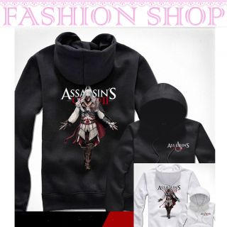 Color Assassins Creed II Winter Hoodie Coat Long Sleeve Outer Wear