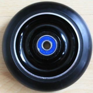 Black on Black Metal core scooter wheel 100 mm with build in Abec 9