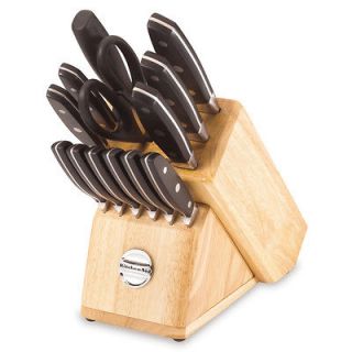 Kitchen Aid 14 Piece Knife Knives Cutlery Set Block NEW