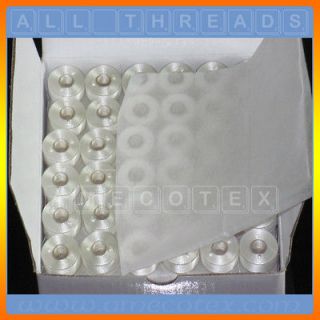Size L Plastic Sided Prewound Bobbins for Brother Embroidery
