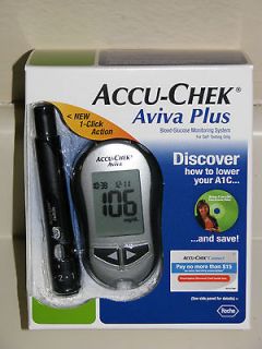 Accu Chek Aviva Plus Blood Glucose Monitoring System NEW EXP 11/30