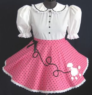 Custom Fit Adult Baby Hot Pink Sissy Poodle Dress LEANNE