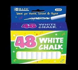 white chalkboard chalk
