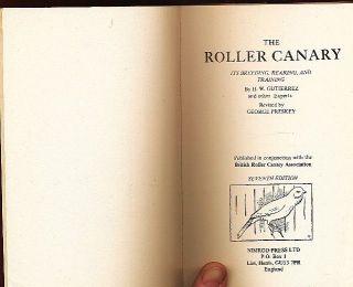 ROLLER CANARY BREED REAR TRAIN PRESKEY ENGLAND NIMROD