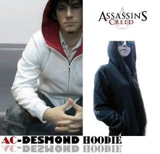 Creed III 3 Desmond Miles Hoodie Cosplay Costume Top Coat Jacket