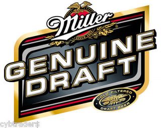 Miller Genuine Draft Beer Label Refrigerator Magnet