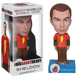 Exclusive Big Bang Theory Sheldon Shazam Shirt Bobble Head