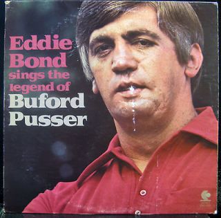 EDDIE BOND the legend of buford pusser LP VG+ ENS 1038 Vinyl 1973